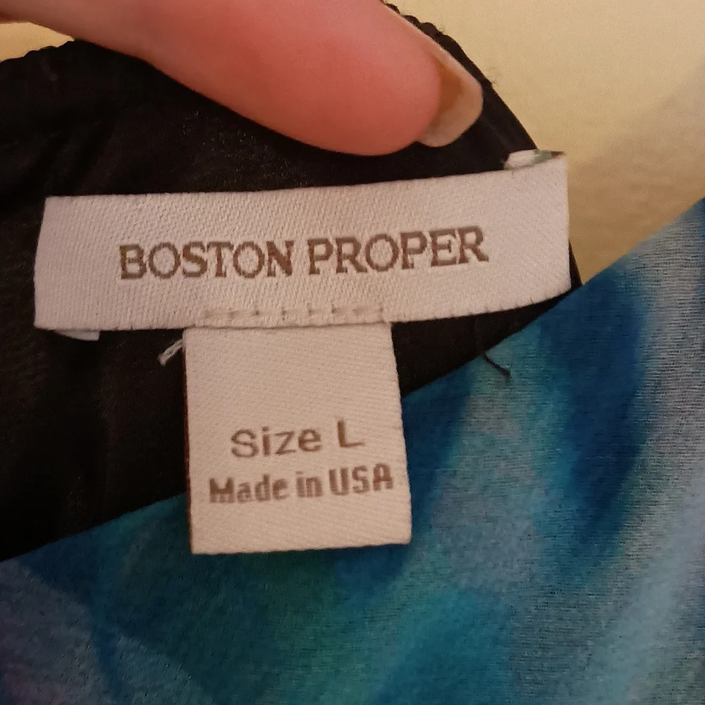 Boston Proper Printed Halter Maxi Dress - Picture 6 of 7